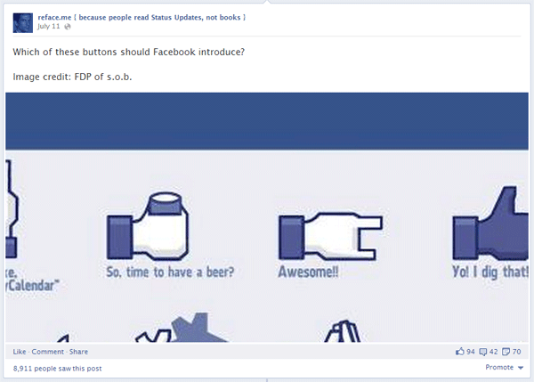 Highlight Bug on Facebook Pages